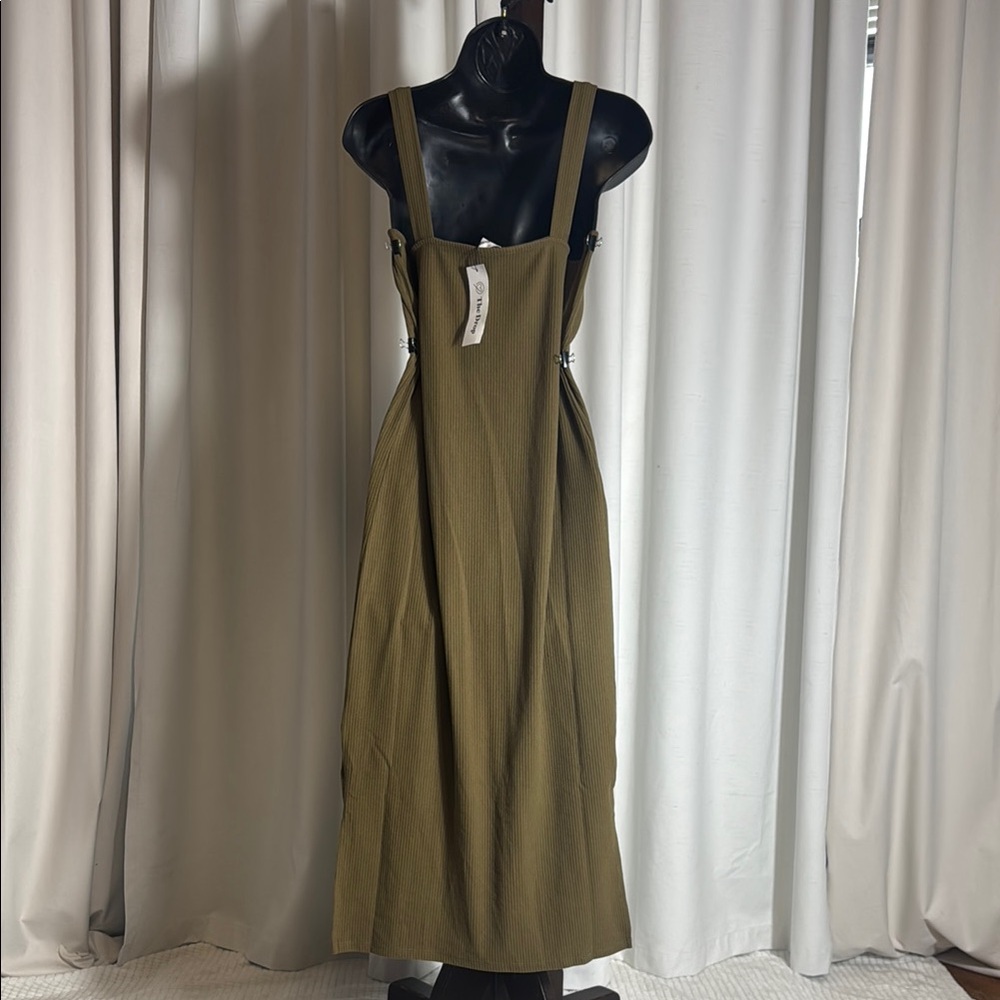 The Drop Women's Amelia Square-Neck Strappy Bodycon Midi Tank Dress - Picture 6 of 9